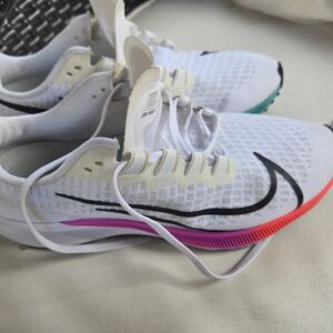Nike White and Pink Athletic Shoes